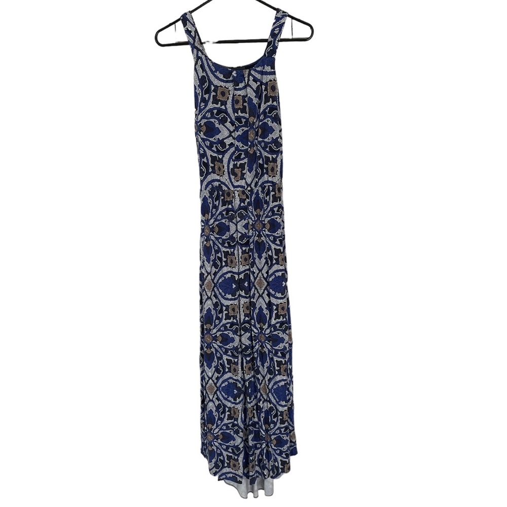 Maeve for Anthropologie hi-low print dress